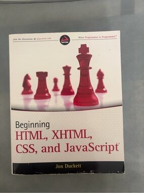 Beginning HTML XHTML CSS JavaScript Jon Duckett Wrox (F294)